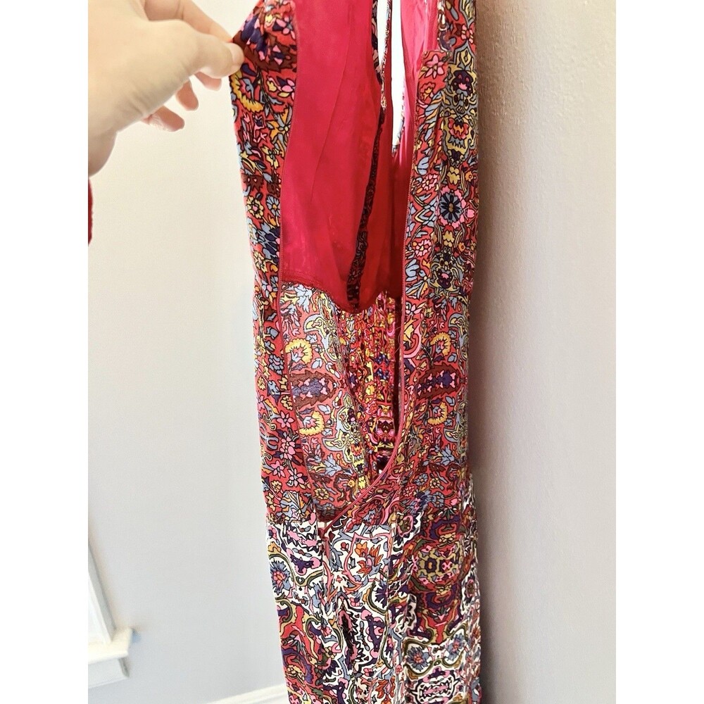 Maeve for Anthro Violette Sleeveless Tank Midi Dress Boho Women's 6 Floral Print - Picture 7 of 16